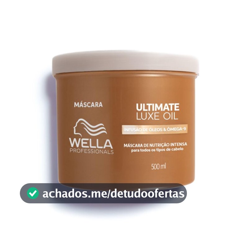 Máscara Wella Professionals Ultimate Luxe Oil 500ml