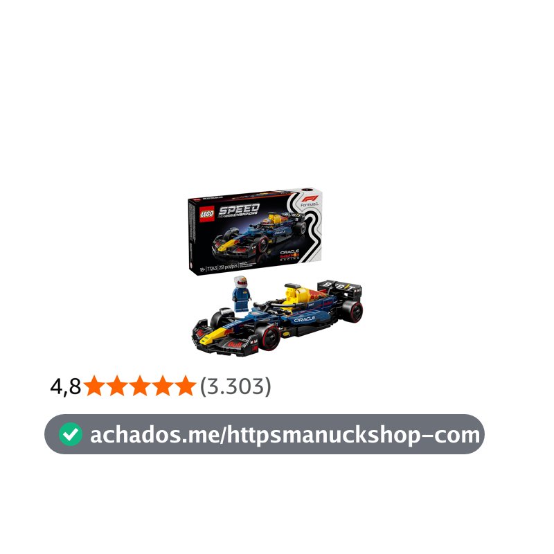 LEGO Speed Champions Carro de Corrida Oracle Red Bull Racing RB20 F1 77243