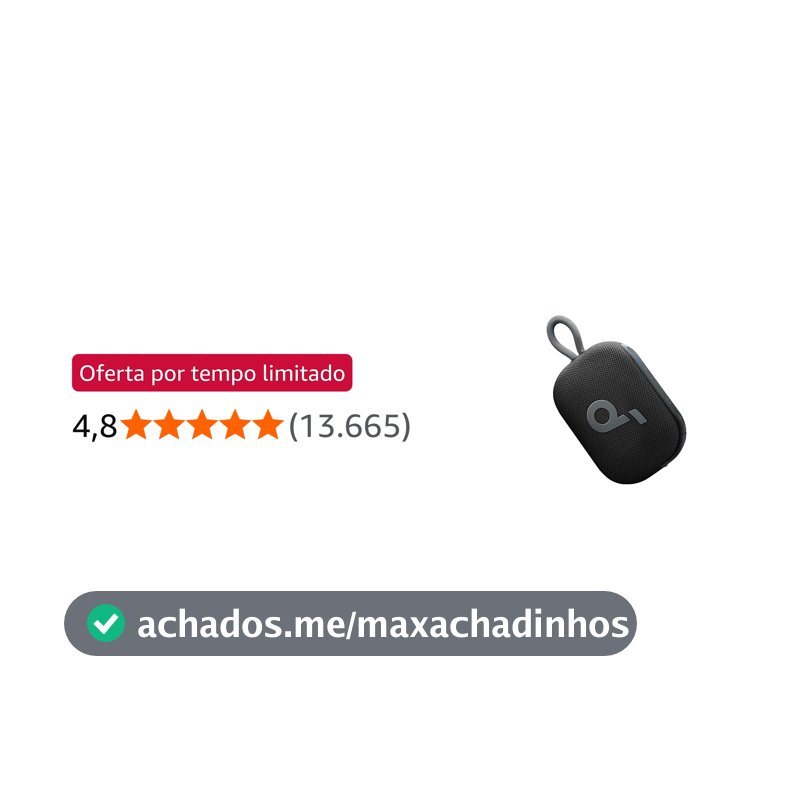 soundcore Caixa de Som Bluetooth Portátil Pequena, Select 4 go da Anker
