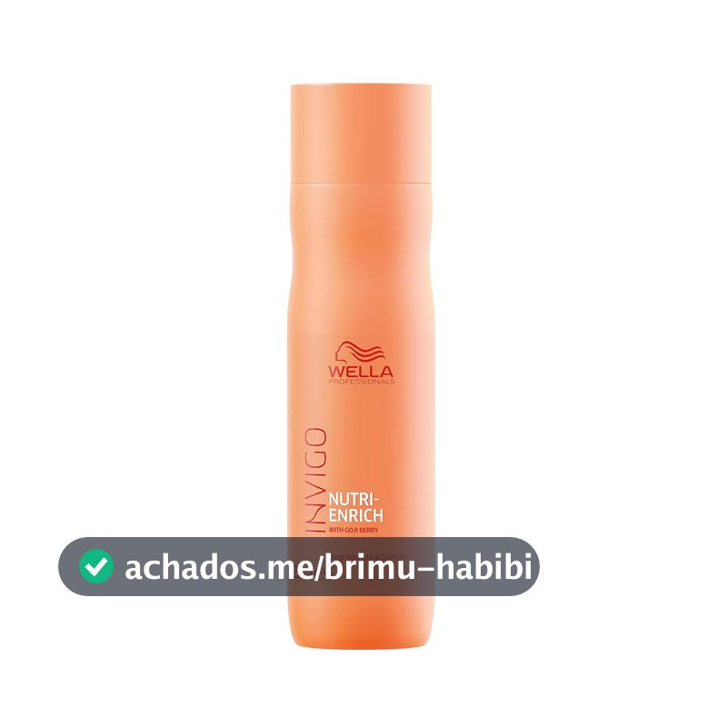 Wella Professionals Nutri Enrich Shampoo, Tamanho: 250 ml (Pacote de 1)