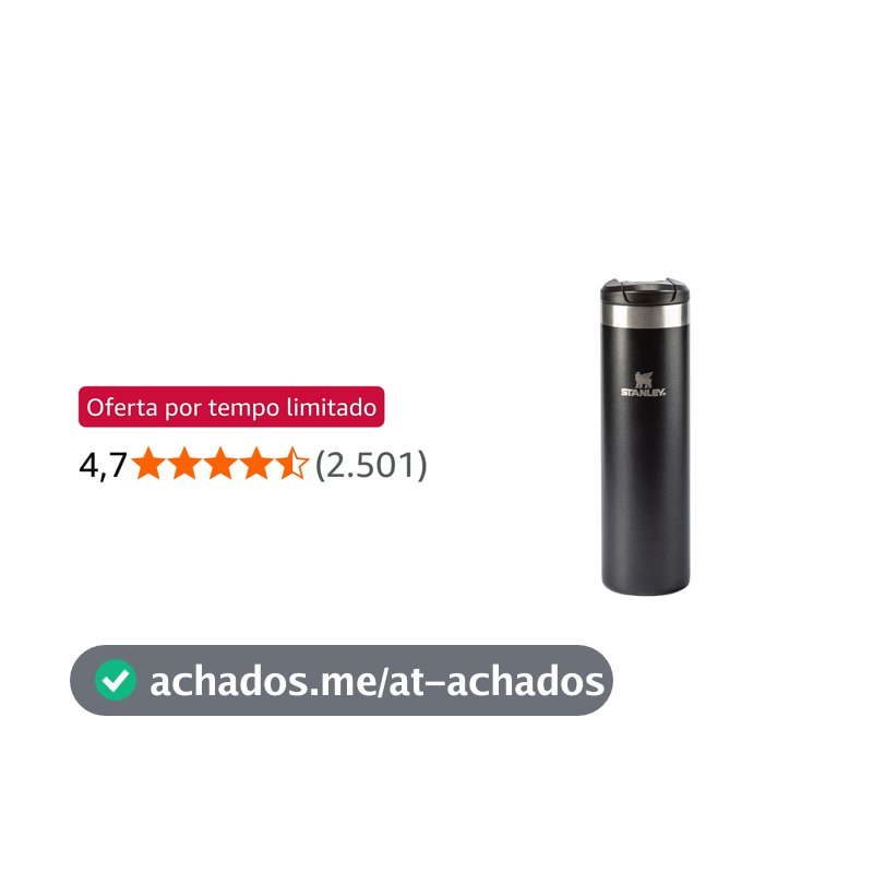 Stanley Garrafa Térmica Aerolight Transit Black 591ml