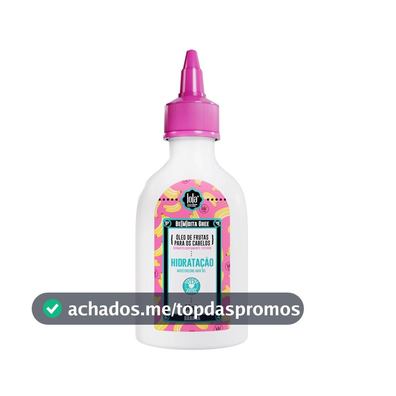 Bemdita Ghee Óleo Capilar de Banana 50ml, Lola Cosmetics