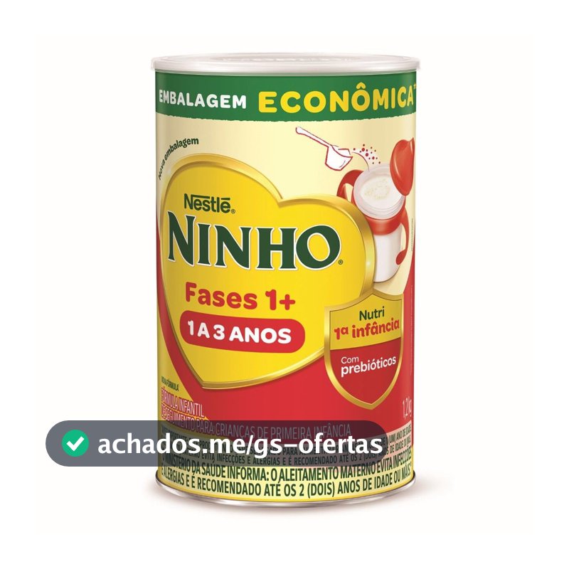 Ninho Fases 1 - Fórmula Infantil, 1.2 kg (Pacote de 1)