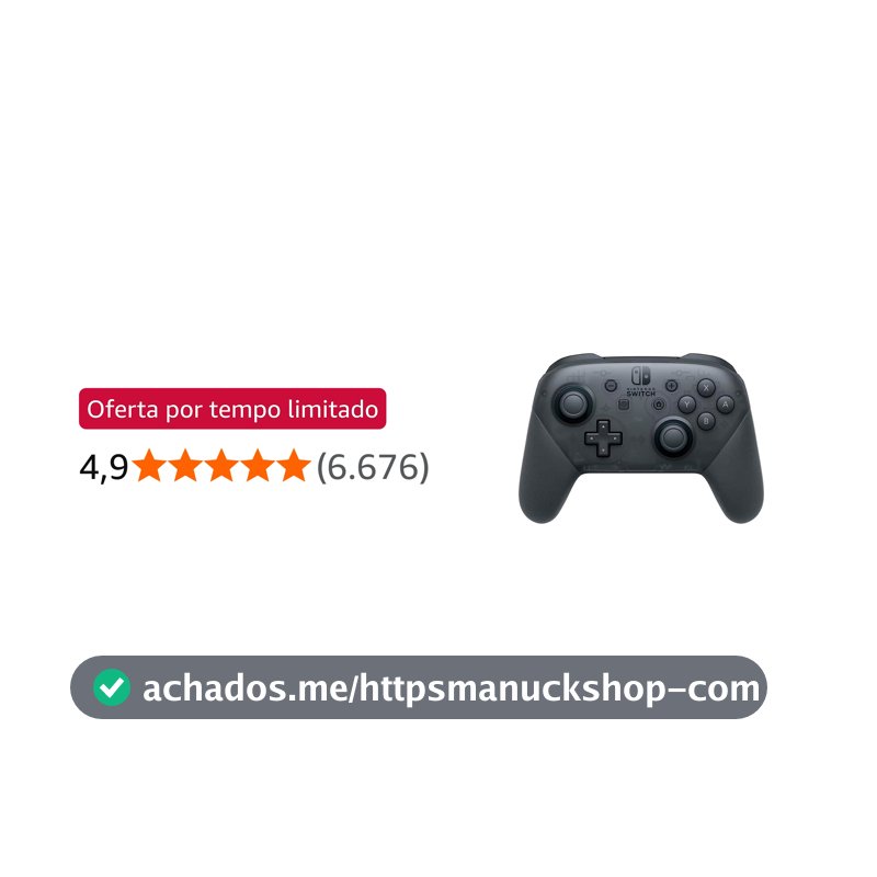 Controle Nintendo Switch Pro