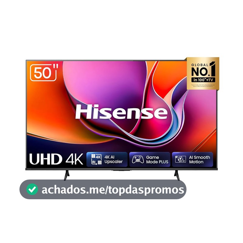 Hisense Smart TV 4K 50" Polegadas 50A6NV