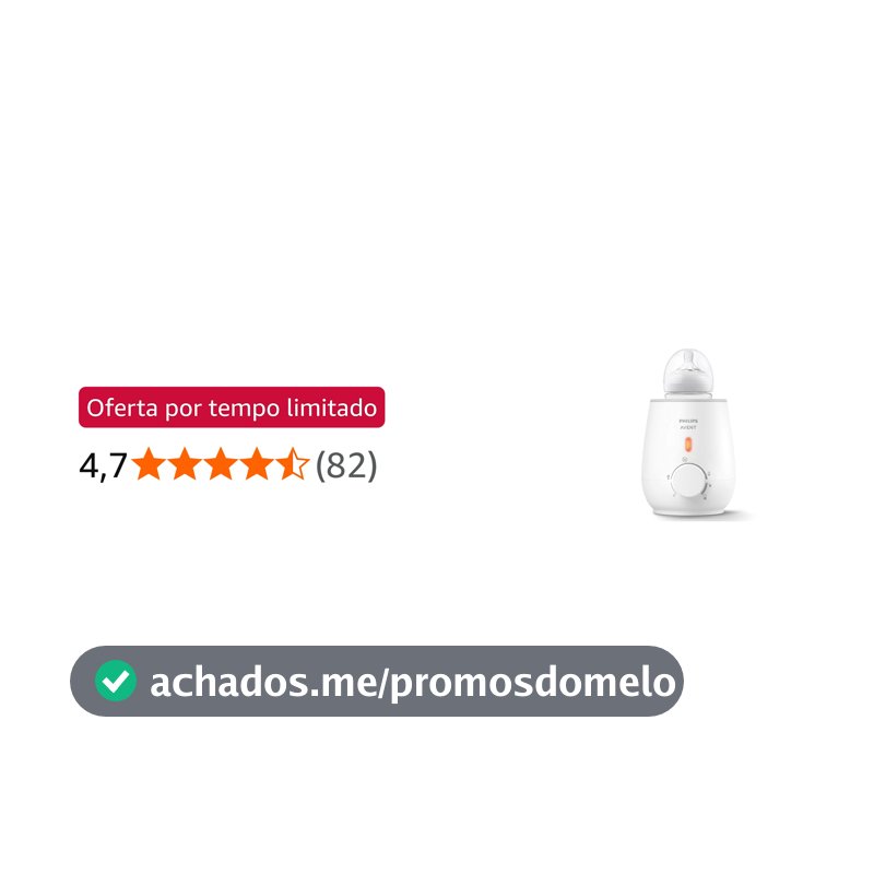 Aquecedor de Mamadeiras Philips Avent 220V