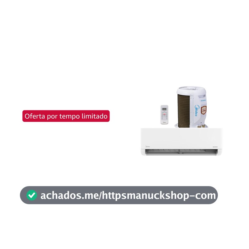 Ar Condicionado Split Midea Inverter Lite 12000 Btu R32 Frio 42ebvcb12m5 Branco 220v