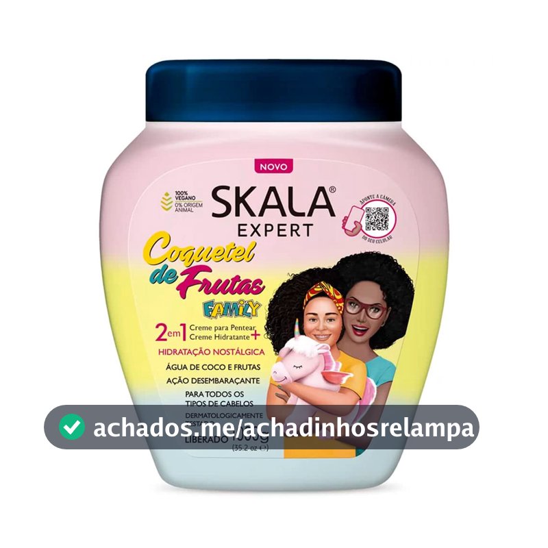 Creme de Tratamento 1Kg Coquetel de Frutas, Skala