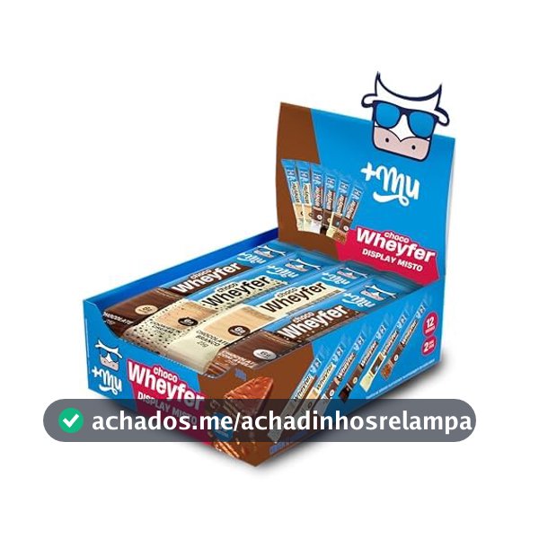+Mu Chocowheyfer Proteico Caixa Mista - Display 12 unidades
