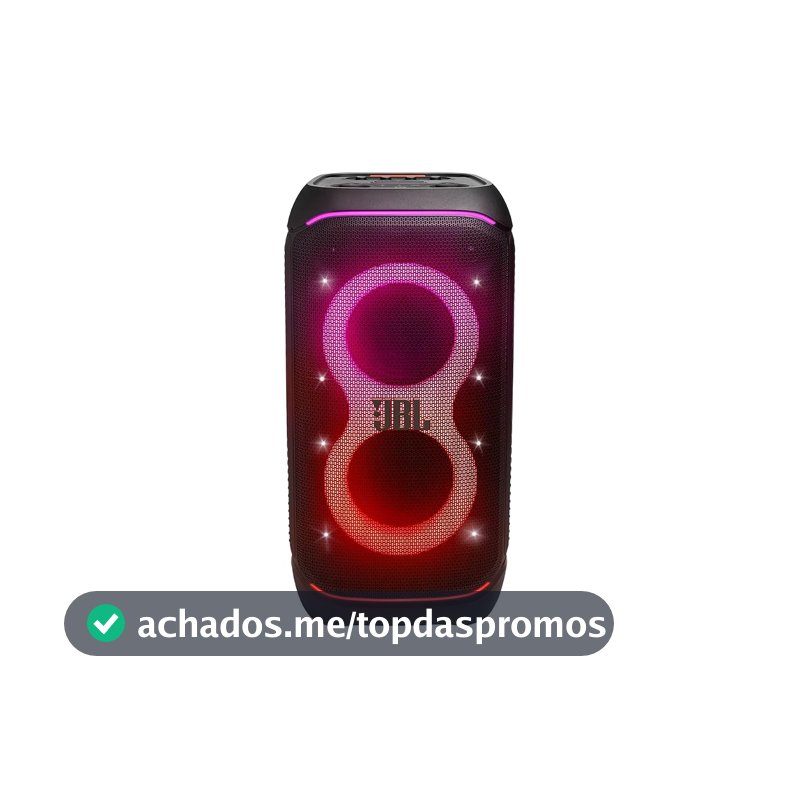 JBL, Caixa de Som, PartyBox Stage 320, Bluetooth, Portátil, Show de Luzes, À Prova de Respingos - 240W RMS - Preta