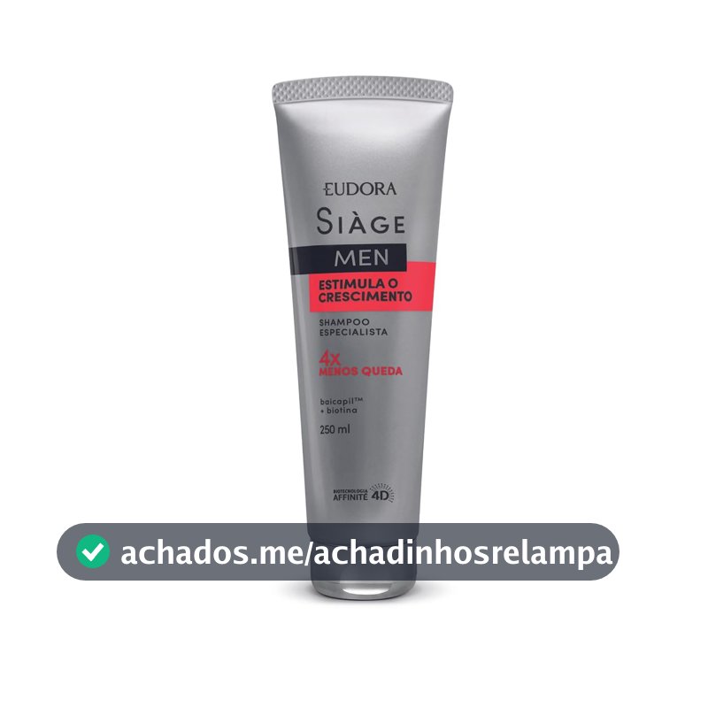 Eudora Siàge Shampoo Estimula O Crescimento Men 250ml