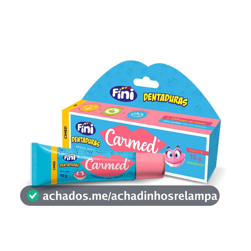 Carmed Fini Dentadura Hidratante Labial 10g