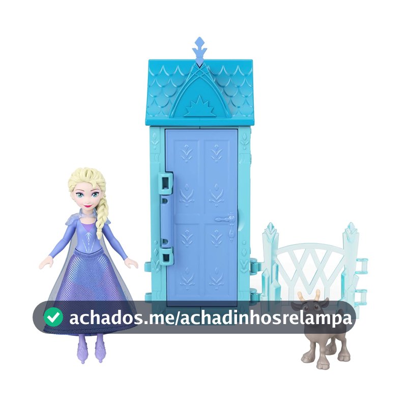 Disney Frozen Villa Arendelle Empilhável, Mini Boneca Anna Ou Elsa Com Acessórios, Kit Storytime Stackers Para Brincadeiras Criativas