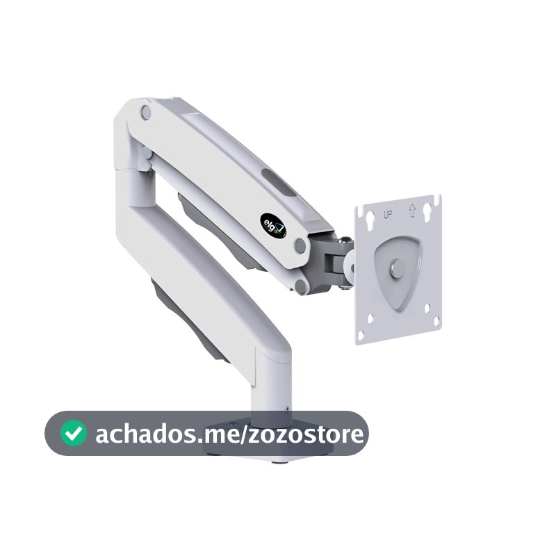 Suporte Articulado de Mesa com Pistão a Gás para Monitores de 17' a 35' Branco - F80W ELG