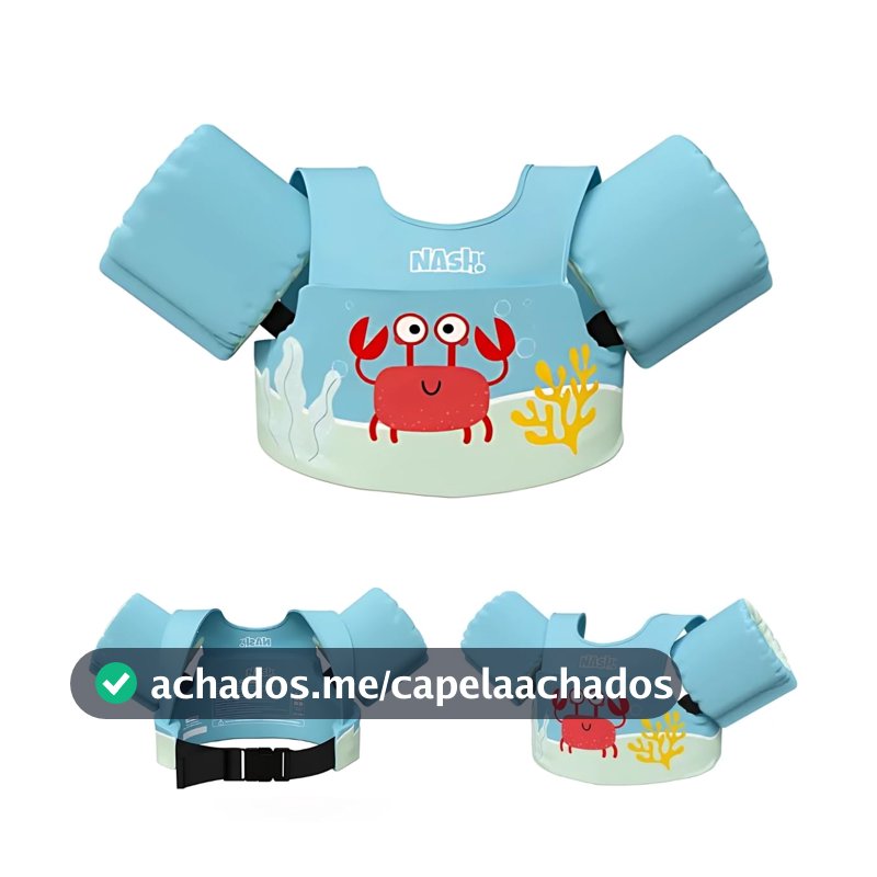 Nash Boia Infantil com Colete Salva Vidas