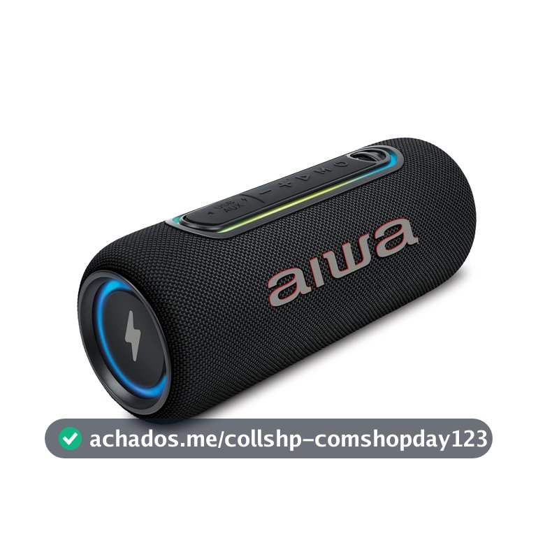 Caixa de Som Speaker AIWA SP-05-LB 30W Bluetooth IPX5