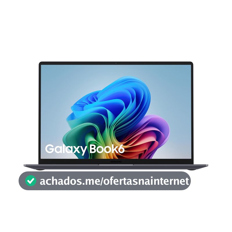Notebook Samsung Galaxy Book6 16" Copilot+ PC, Windows 11 Home, Ultra 5, 16GB, 512GB SSD, 1.74 kg