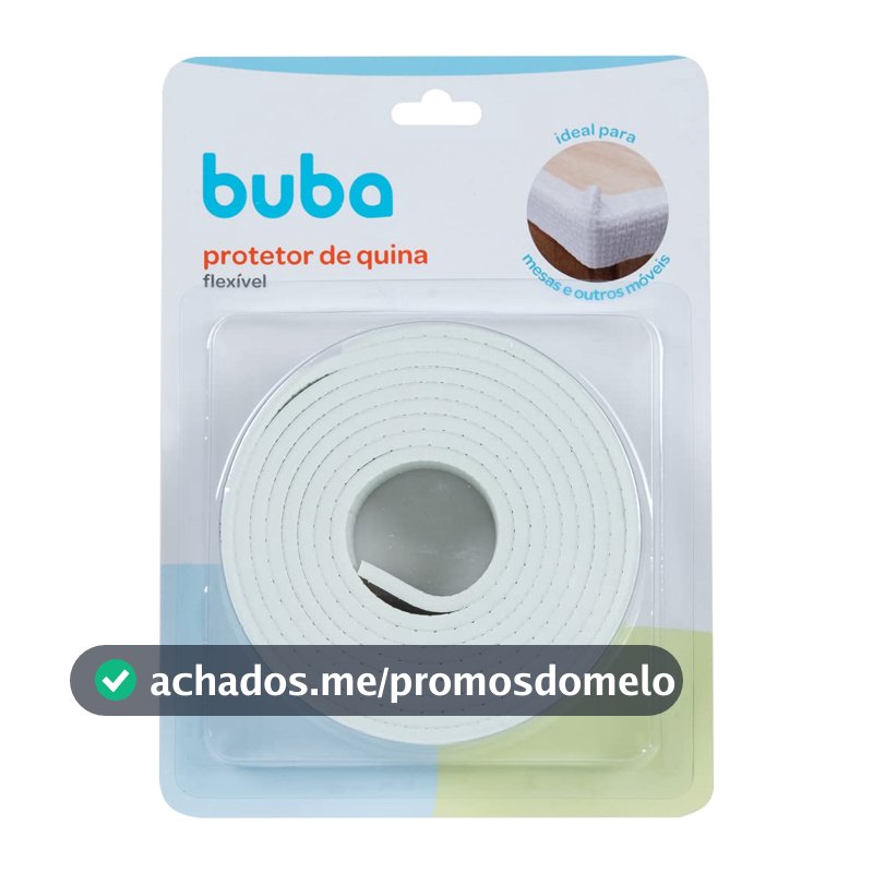 Buba Protetor De Quina E Borda - Flexível Em Rolo Branco