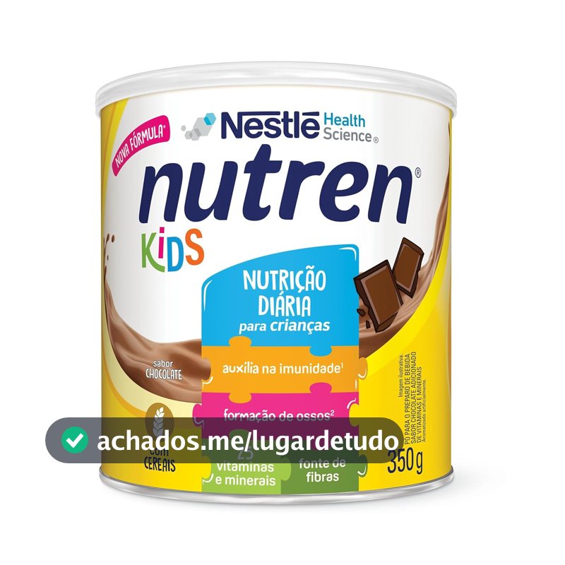 Nutren Suplemento Alimentar Kids Chocolate 350G.
