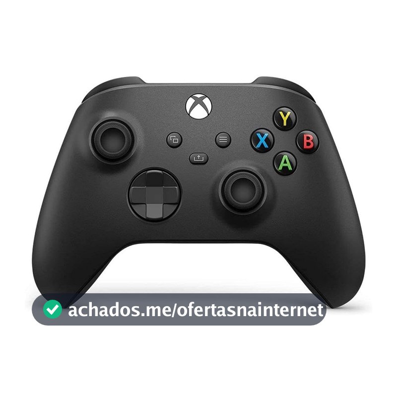 Xbox, Carbon Black, Controle Sem Fio, Bluetooth, USB-C