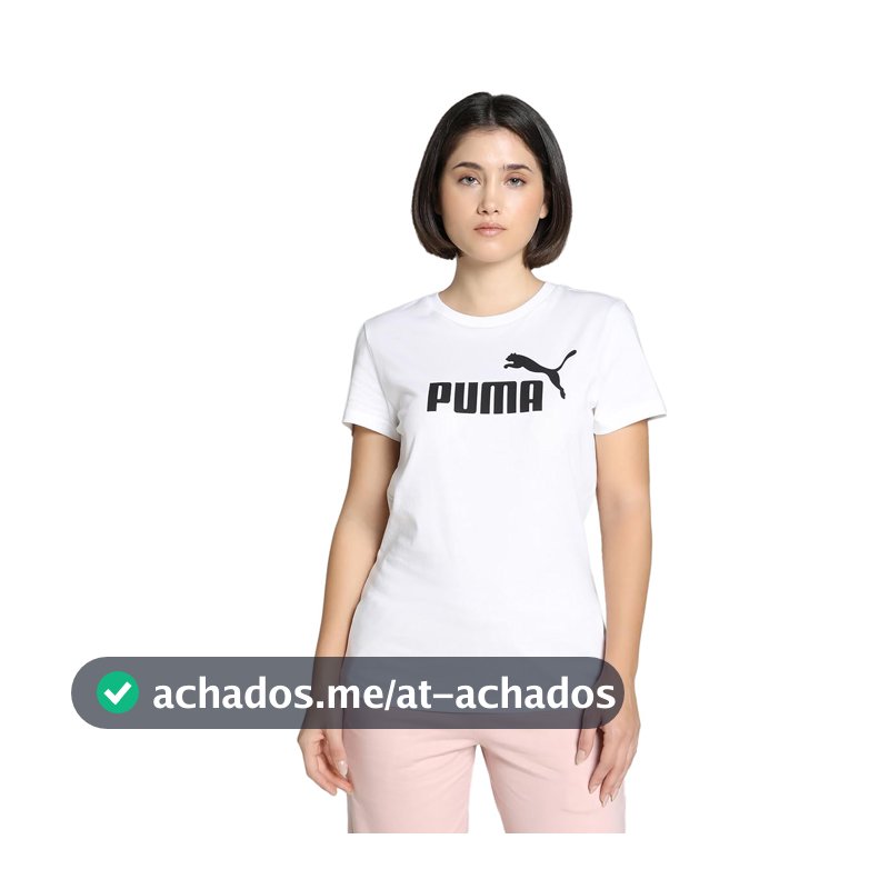 Camiseta Puma Ess No. 1 Logo Feminina