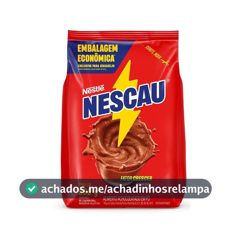 Achocolatado Pó Nescau 990g Sachet