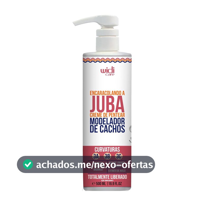 Widi Care Creme de Pentear Encaracolando a Juba 500ml