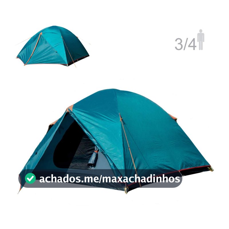 Barraca de camping Colorado NTK 3/4 pessoas e coluna d'água de 2500mm