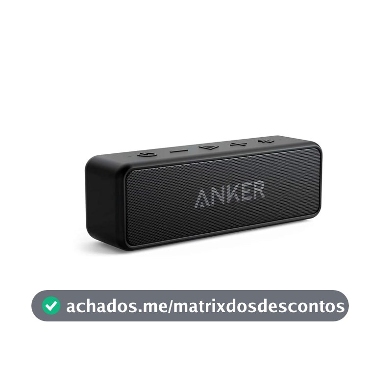 Anker soundcore 2 Caixa de Som Bluetooth Portátil com 12W de Som Estéreo