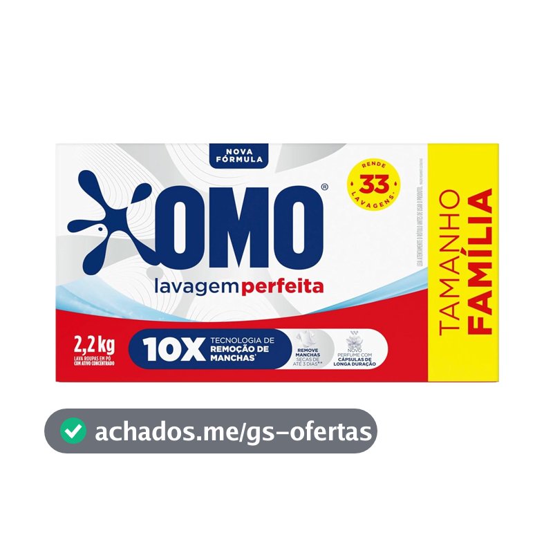 OMO Sabão Em Pó Lavagem Perfeita 2.2Kg