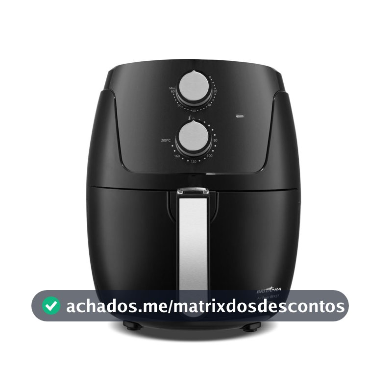 Britânia Fritadeira Air Fryer BFR37 Revestimento Dura Mais 4,2L 1500W 127V 4 litros