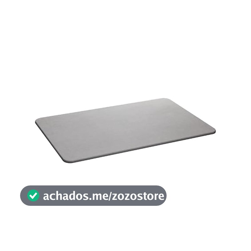 LYOR - Tapete de Pedra Diatomita para Banheiro Cinza 60cm x 39cm