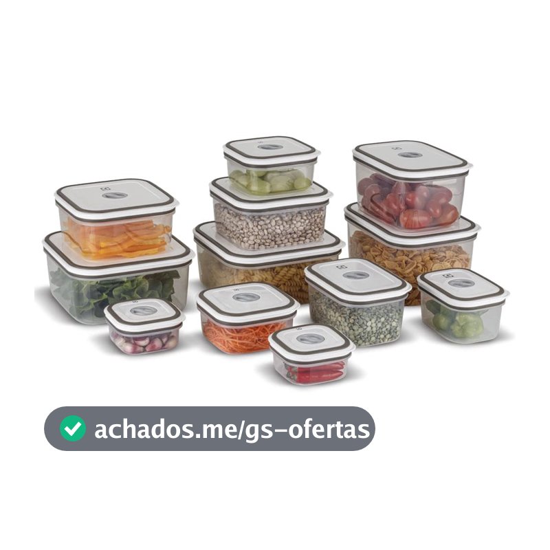Electrolux, Pote Hermetico, 12 unidades, A23122901, cinza