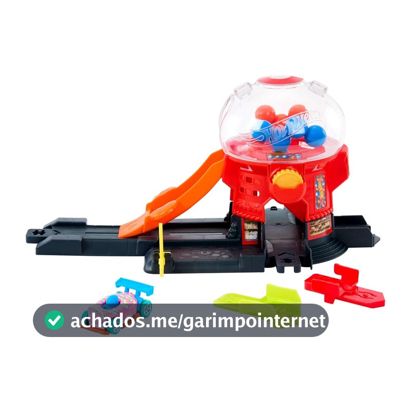 Hot Wheels City Pista de Brinquedo Loja de doces 3 anos Multicor