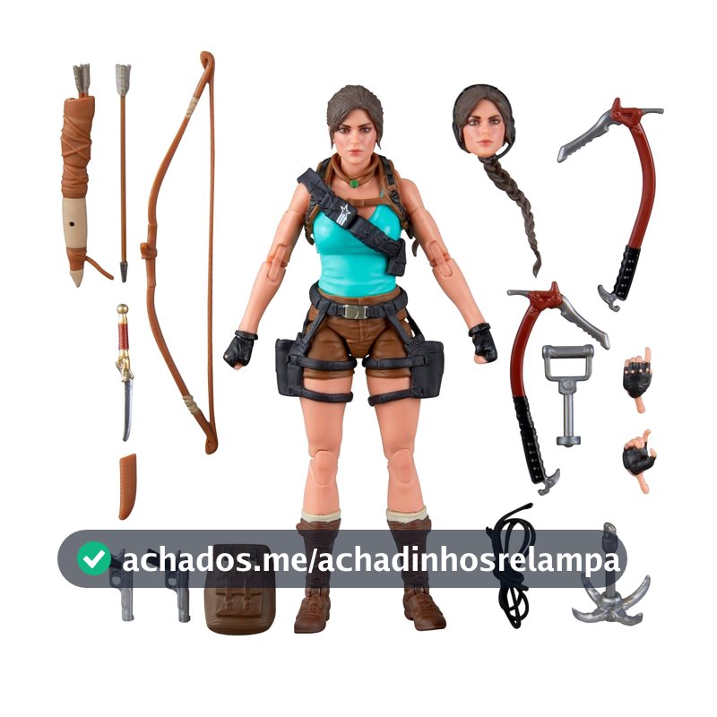 G.I. Joe Classified Series Retro Cardback Collaborative Lara Croft Tomb Raider, Figura