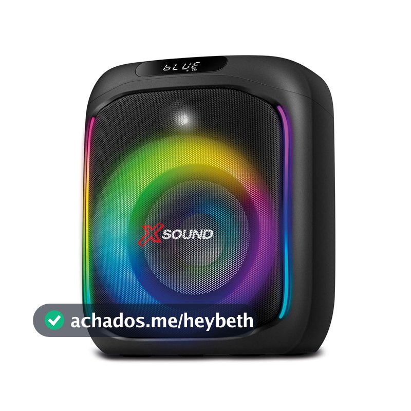 MONDIAL Caixa de Som Party Box, Luzes Multicores, Bluetooth, 350W RMS, TWS - PBX-350