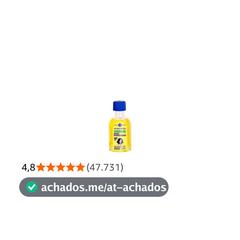 Argan Óleo Reparador 50ml , Lola Cosmetics