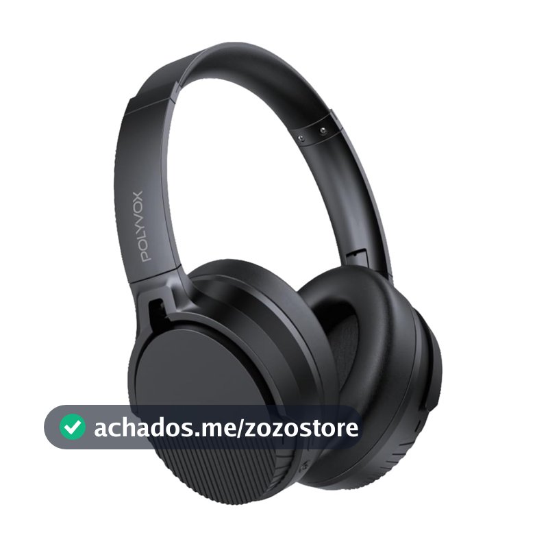 Fone de Ouvido Bluetooth Polyvox com Cancelamento de Ruido