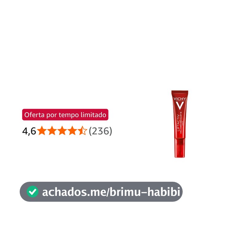 Creme Antirrugas Olhos Vichy Liftactiv Colágeno Specialist 16 15ml