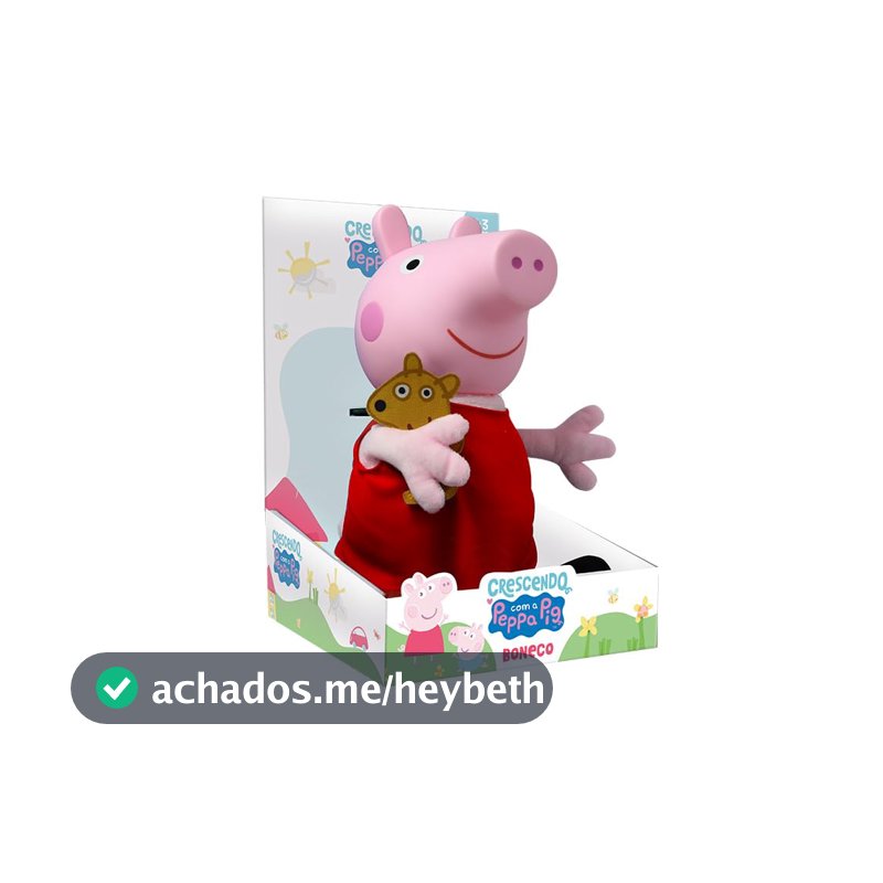 Novabrink - Baby Brink - Boneca Peppa Pig - 32 cm de altura