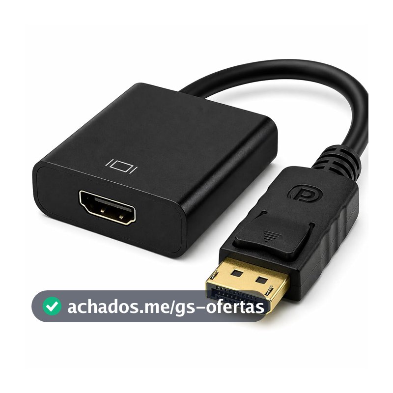 Cabo adaptador DisplayPort Para HDMI Fêmea Cabo Displayport hdmi 4K Full HD 1080p 60Hz compativel Com Notebook PC TV Monitor Projetor Multi Telas