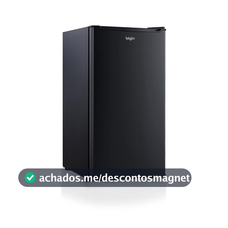 Frigobar 93L Elgin - Porta Reversível Compartimento Extra Frio Preto 220V