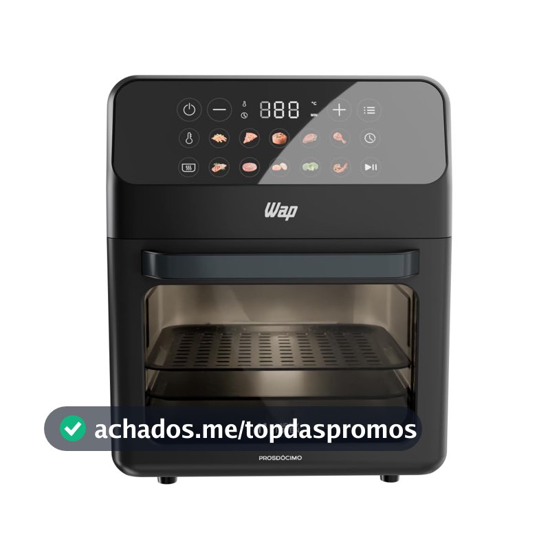 WAP Airfryer OvenWAOD4 11 Litros Touch Fritadeira Forno 10 Receitas