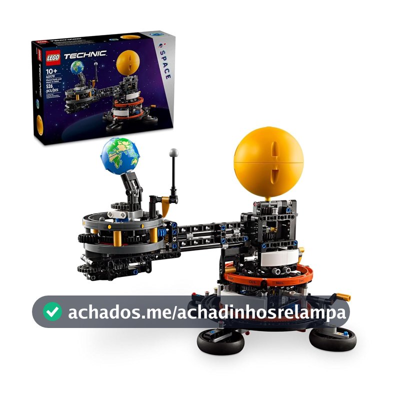 LEGO Set Technic 42179 Planeta Terra e Lua em Órbita 526 peças