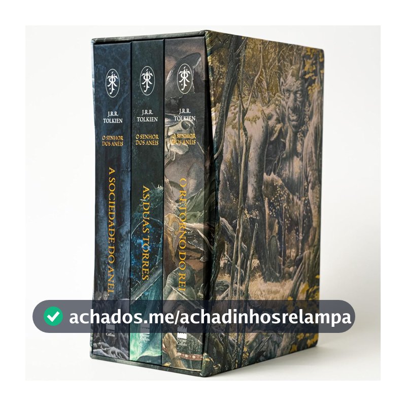 Box Trilogia O Senhor dos Anéis – Edição com ilustrações de Alan Lee
