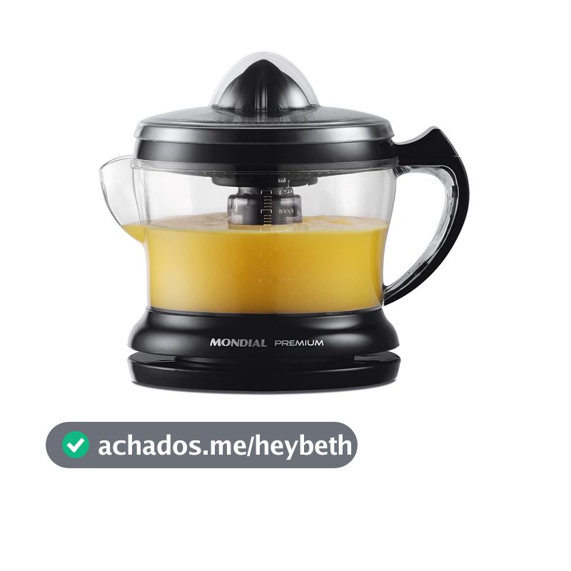 MONDIAL Espremedor Premium, Preto, 30W, 110V - E-02