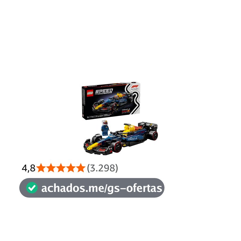 LEGO Speed Champions Carro de Corrida Oracle Red Bull Racing RB20 F1 77243