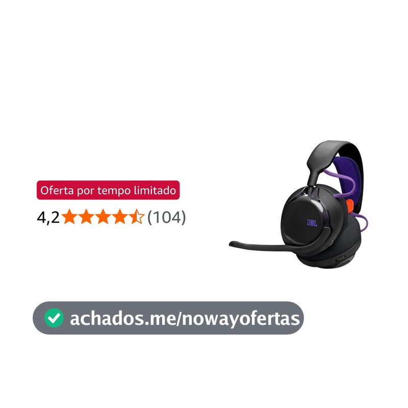 JBL, Fone de Ouvido Bluetooth, Quantum 650, Headset Gamer, Over Ear, Sem Fio, Cancelamento de Ruído - Preto