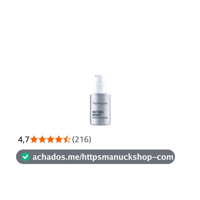 Creme Facial Antissinais Neutrogena Retinol Boost, 30ml