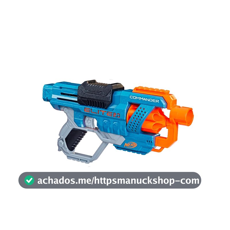 Nerf, Lançador de Dardos, Elite 2.0, Commander RD-6 - Tambor Giratório